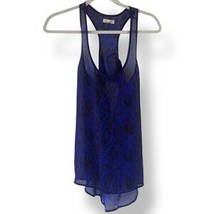 Urban Outfitters Silence + Noise sheer drape tank top, size S artsy Y2K inspired